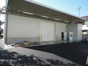 上尾市栄町所在の新築倉庫はまもなく竣工します。