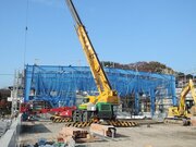 さいたま市岩槻区上野6丁目所在の新築倉庫の工事状況　その3
